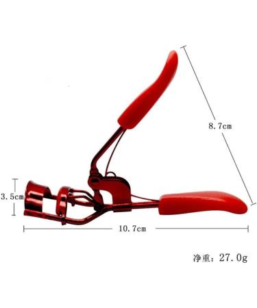 1 Pc Handle Eyelash Curler Natural Bending Beautiful Eyelash Beauty Special Professional Makeup Tools 7 Colour (Color : Red) - Buy Online on GoSupps.com