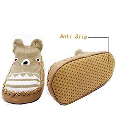 XM-Amigo Baby Boys Girls Anti-Slip Indoor Shoes Socks Pink Set02 - 4 Pairs (0-6 Months) - Buy Online on GoSupps.com