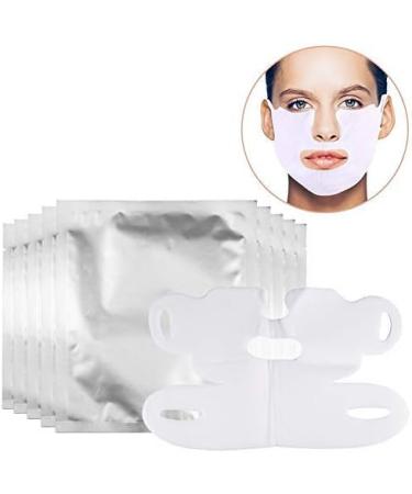 10 pieces Facial Slimming Lifting Chin Belt V-shaped thin Face Hydrotherapy Whitening Pull Mask for Neck and Chin Lift Anti-Aging Reduce Wrinkles Dark Spots and Fine Lines Reduce Double Chin - Buy Online on GoSupps.com