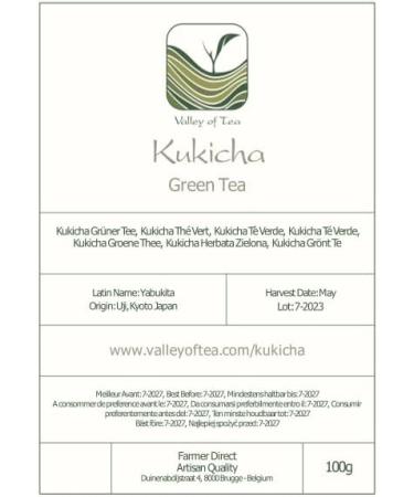 Kukicha Japanese Green Tea - Karigane Twig Tea From Japan - Carefully Blended With Sencha - Grade Karigane - 100g 100 g - Buy Online on GoSupps.com