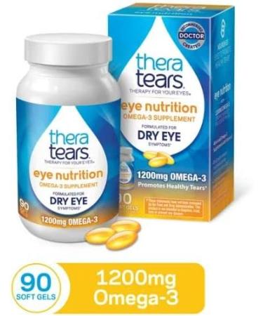 Thera Tears Nutrition Omega-3 Supplement Easy Swallow Capsules - 90 CT 90 Count (Pack of 1) - Buy Online on GoSupps.com