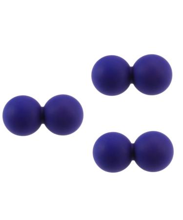 Beavorty 3st peanut massage ball peanut massage top yoga self-massage double massage muscle rolling peanuts peanut yoga roller peanut ball foot sole massage ball relaxation ball fitness