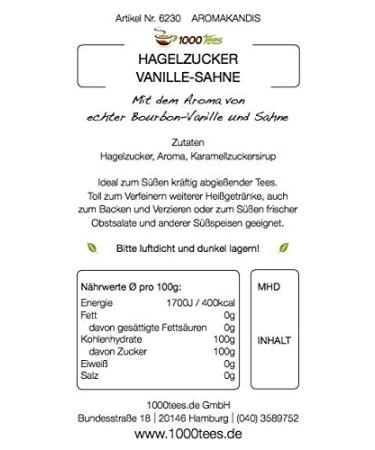 Buy Sugar Candy Vanilla Cream - Flavored Candy in Resealable Bag | 200g | International Shipping Available - Buy Online on GoSupps.com