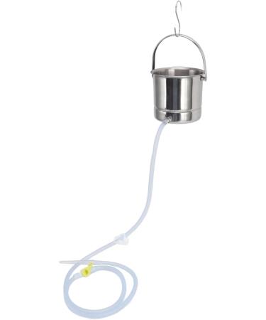 Premium 1.6L Inlet Set - Silicone Enema Bucket & Hose Nozzle Kit for Hydrotherapy | International Shipping Available - Buy Online on GoSupps.com