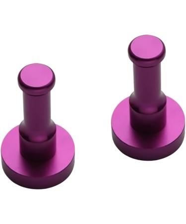 Alipis 2pcs Wall Mounted Clothing Mounted Clothes Hanger Robe Hook Coat Hanger Towel Rack Round mediumx2pcs Purplex2pcs - Buy Online on GoSupps.com