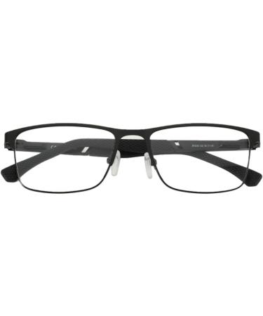 ZENOTTIC Blue Light Reading Glasses for Men - Trendy Square Metal Frame Anti-Glare Black Computer Readers 0.0x - Stylish & Comfortable Eyewear for Digital Protection - Buy Online on GoSupps.com
