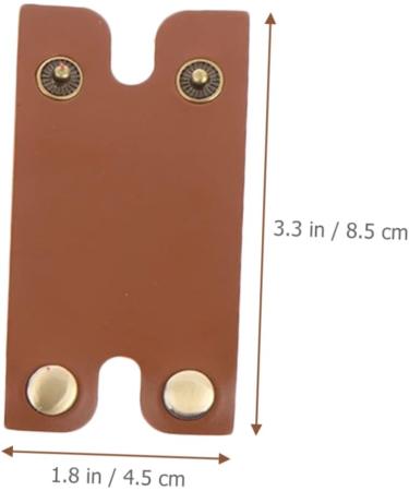 Frcolor 6-Piece Leather Razor Case - Scratch-Resistant Travel Accessories for Men's Manual Razors - Buy Online on GoSupps.com