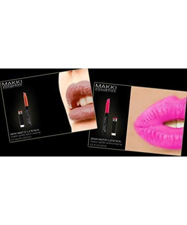  Makki Makki Semi-Matte Super Smooth Creamy Lipstick 53 Fuchsia - Buy Online on GoSupps.com