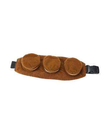 Homsfou 1 set of Moxibusion Heat holder Metal holder Portable burner metal clips Square Register bundles Bit holder Cassette Moxa Boring Ai-Box Size 2 Brown
