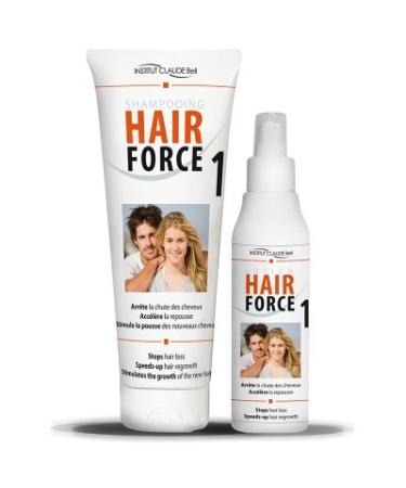 Claude Bell Hair Force One Kit Lotion 150 ml + Anti Hair Loss Shampoo 250 ml Promotes regrowth
