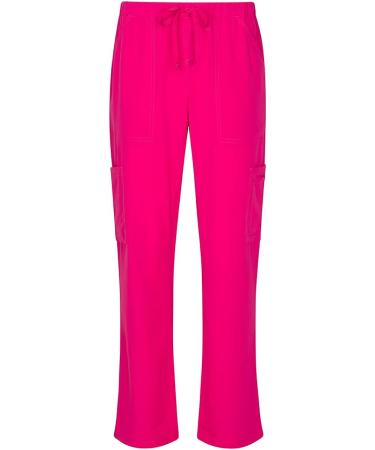 M&M SCRUBS Women's Breathable Cool Stretch Fabric Scrub Set - Hot Pink, Medium - Buy Online on GoSupps.com