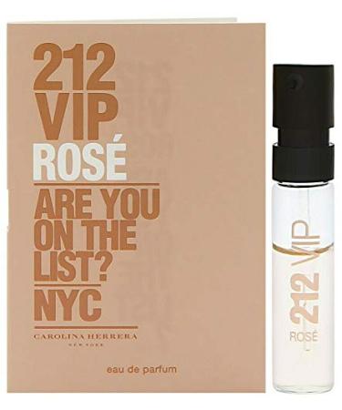 Carolina Herrera 212 VIP Rose 0.05 Fl oz / 1.5 Ml Vial Sample Travel Size