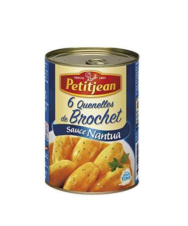 PETITJEAN - 6 Pike Quenelles with Nantua Sauce 400G - Pack of 4 - free delivery