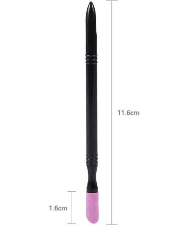 Nail Art Cuticle Remover Scrub Polish Quartz Pusher Stick Pen Pusher Polisher Dead Skin Remover Gel Polish Grinding Buffing Care Stick - Buy Online on GoSupps.com