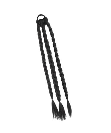 COHEALI Braid Fake Ponytail for Women Synthetic Ponytail Hairpieces Women Ponytail Extension Black Girl Wigs Ponytail Extension for Women Decorate Women's High Temperature Wire Matte