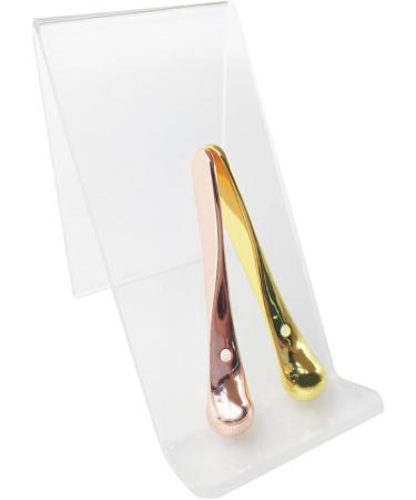 FOMIYES Outil De Massage Yeux Et B tonnet De Cr me Visage Lot De 2 Alliage De Zinc Mini Taille Portable Couleur or Rose Soin Anti- d me Yeux 5.8*1cm comme montr  - Buy Online on GoSupps.com