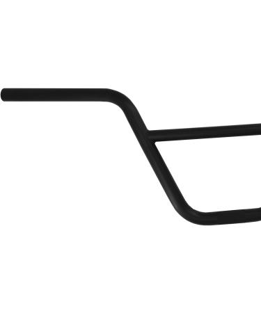 Steel BMX Handlebars - Universal Fit 22.2mm Bar End, 9.4'' Rise, 29.1'' Length - Black Bicycle Parts - Buy Online on GoSupps.com