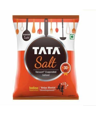 Tata Crystal Sea Salt | Iodised Salt | Better Taste & Flavour | Vacuum Evaporated | 1kg | ( Pack of 6)