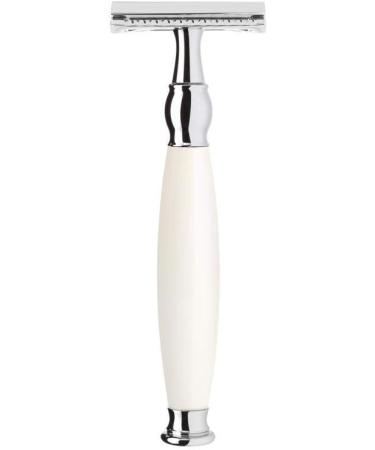 M HLE Sophist Shaving Set with Bowl - Silvertip Badger Safety Razor in Porcelain White | Premium Eco-Friendly Grooming - Buy Online on GoSupps.com