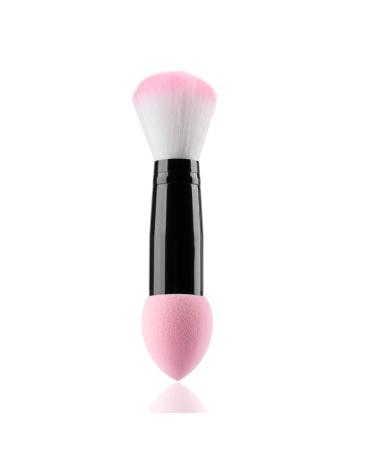 Professional Cosmetic Tool Double head Sponge Blusher brush Foundation Makeup Face Powder