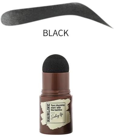 Eyebrow Powder Stick Eyebrow Stamp One Step Eyebrow Stamp Shaping Kit Long Lasting Eyebrow Makeup Eyebrow Powder Tool Set (black) - Buy Online on GoSupps.com
