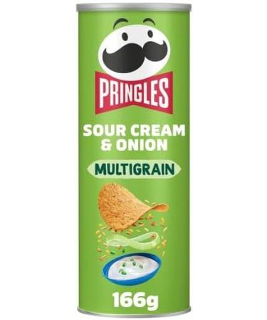 Pringles Multigrain Roast Chicken & Rosemary 166g with Sour Cream & Onion 166g & Salt & Vinegar 166g (3 Pack Mixed Bundle) - Buy Online on GoSupps.com