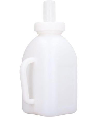 Uadme 1L Calf Milk Bottle - Horizontal Feeding Cup for Cows - Breastfeeding Milk Dispenser with Removable Pacifier - Buy Online on GoSupps.com