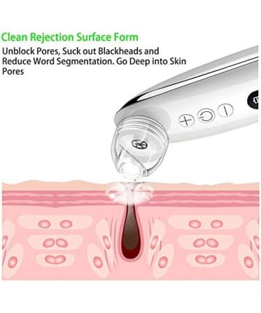 FEDRUI HD Visual Electric Blackhead Absorber USB Rechargeable Blackheads Suction Device 6 Gears Blackhead Remover with Microscope for Facial Deep Cleansing - Buy Online on GoSupps.com