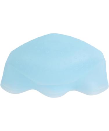 Hair Dye Cap Silicone Hair Highlighting Cap Punching Reusable Convenient Use with Hook Needle for Hair Salon (Blue) - Buy Online on GoSupps.com