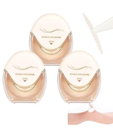 Generalizy Waterproof Eyelid Tape 120PCS/Box Waterproof Double Eyelid Tapes Generalizy Satvee Eyelid Lifter Strips Double Eyelid Tape for Hooded Eyes Invisible (1BOX M) 1BOX M