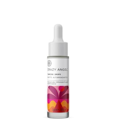 Crazy Angel Vegan Tanning Drops. Buildable Pigmented Tanning Drops for Moisturiser. Made in UK. 30ml.