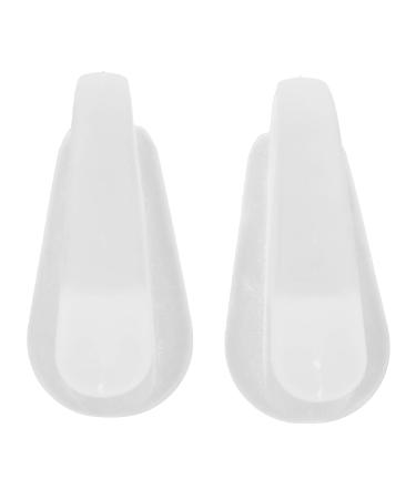 Toe Separators Hammer Toe Straightener Gel Toe Separators 2Pack Big Toe Spacers - Gel Spreader - Correct Crooked Toes - Bunion Corrector and Bunion Relief - Pads for Overlapping Hallux Valgus (Large)