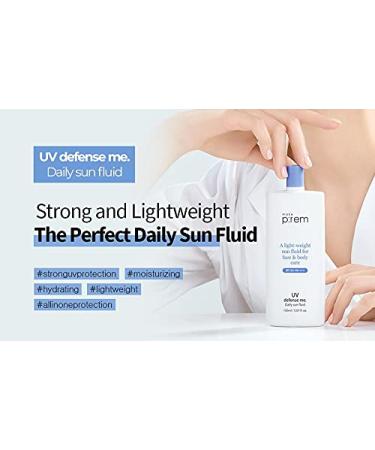 Buy MAKE P:REM UV Defense Me Daily Sun Fluid SPF 50+ PA++++ 150ml - Best Sun Protection for All Skin Types - International Shipping Available - Buy Online on GoSupps.com