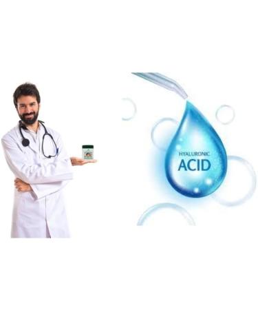 Hyaluronic Acid - Vitamin C | Anti-Aging Anti-Wrinkle Plumping | 80 HPMC Capsules | Hydration Elasticity | Face Neck Hands - Buy Online on GoSupps.com