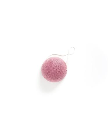 Alma Secret Pink Konjac Cleansing Sponge. Facial and body cleansing. 100% natural with Konjac root fiber. All skin types. Biodegradable natural cosmetics. Cruelty Free