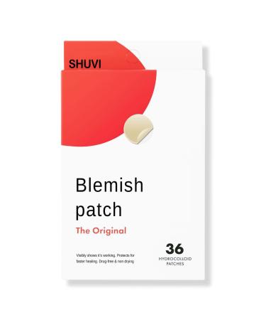 Shuvi Hydrocolloid Acne Blemish Patch - Zits and Blemishes Treatment All Night or Day Adhesion Vegan-Friendly Cruelty-Free - 36 Count