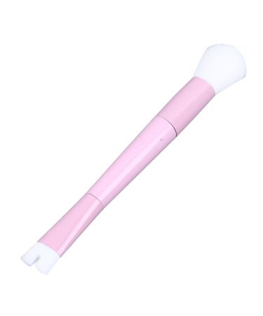 Nose U Shaped Makeup Brush 2 in 1 Brush Innovative Nylon Plastic Beginner Friendly Dual Ended for Defining
