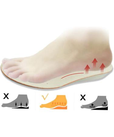 NOLITOY Heel Lift Inserts - Invisible Height Increase Shoe Pads for Men | Breathable Shoe Insoles in Khaki - Size 2 - Buy Online on GoSupps.com