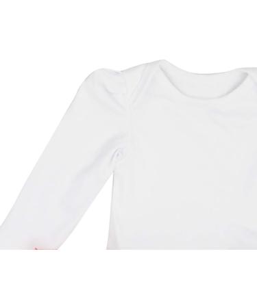 FYMNSI Baby Girls My First Christmas Outfit 4pcs Set for 0-18 Months | 1st Xmas Party Clothes with Tutu Romper Dress & Accessories | 3-6 Months White Snowman Theme - Buy Online on GoSupps.com