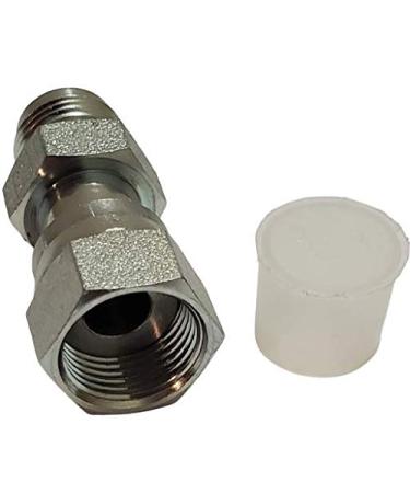 Pack of 02 - SMA 8 N Connector 3/4 - Steel Chrome Polish