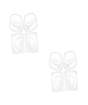 4 Pairs Silicone Mat Pads Forefoot Pads for Women Metatarsal Pads Arch Support Inserts Arch Support Insoles Shoe Inserts for Arch Pads Shoe Insoles Arch Support