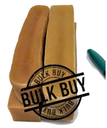Himalayan Yak Cheese Dog Chew - Himalayan Dog Chew - *(Extra Large 4 Count)* - (Small-M-L-XL-Jumbo) - Cheese Bones for Dogs - Long Lasting Dog Treats for Aggressive Chewers - Sherpa Chew EXTRA LARGE BULK (4 COUNT)