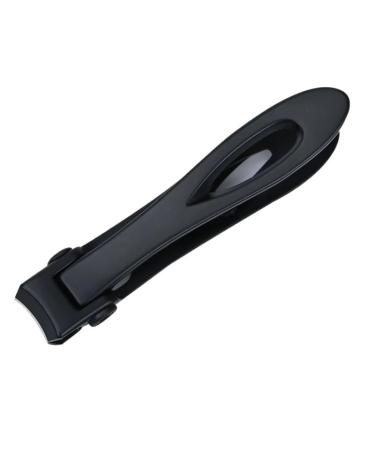 Nail Clippers Professional Nail Clippers Stainless Steel Nail Clippers Thick Nail Clippers Toenail Clippers (Color : Black-L)