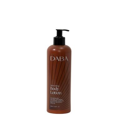 DABA Body Lotion For Men Cocoa and Vanilla Rich Body Moisturiser for Dry Skin Made with 98% Natural Ingredients including Fair Trade Shea Butter Vegan 500ml