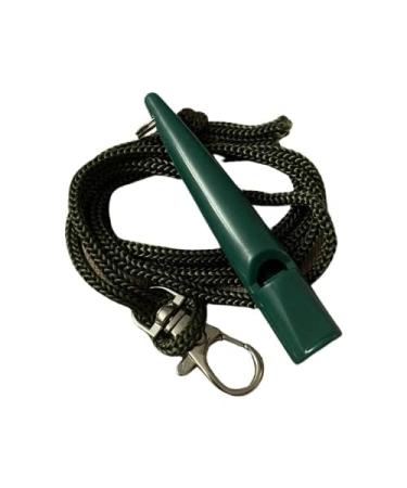 Whistle for hunting dogs with lanyard for recall and dog training long distance (Green)