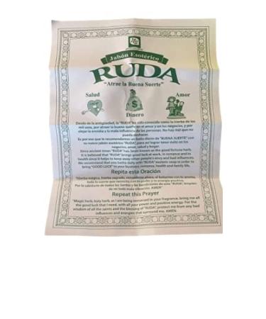 Nuestra Salud Rue Herb Soap Bar - Gentle Moisturizing Action for Hand, Face, and Body - 100% Natural and Organic Soap for Healthy Skin - Buy Online on GoSupps.com