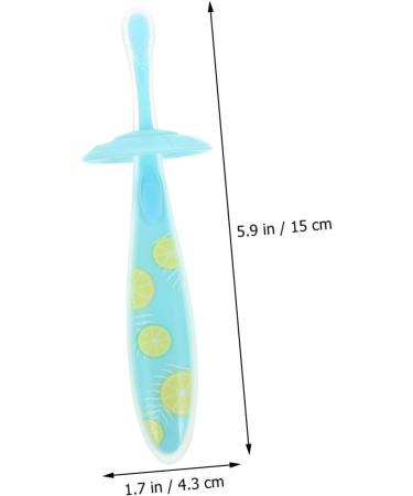 Gleavi 3RST Silicone Baby Toothbrush - Food-Grade Tooth Cleaning Brush for Newborns & Toddlers | Gift Box Included - Buy Online on GoSupps.com