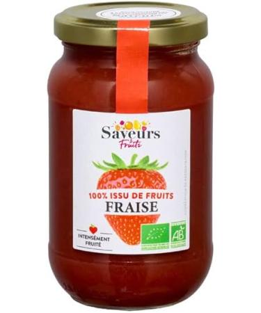 Saveurs & Fruits - Organic strawberry preparation 310g - Sold per unit - Buy Online on GoSupps.com