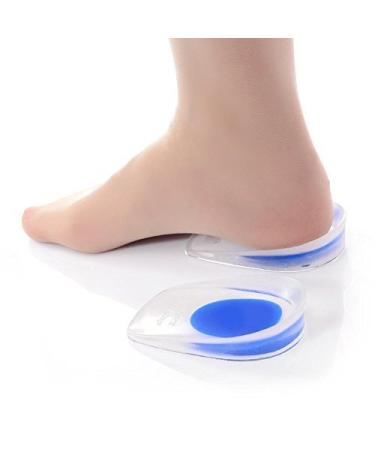Boolavard Pair -Silikon -Gel Heel made of 100% medical silicone - medium - silicone -ferry - dimension supply - Plantar heelbone for spina - spina - spina heel for orthocotics - orthics silicone - gel shoe inserts in - Plantar hinges