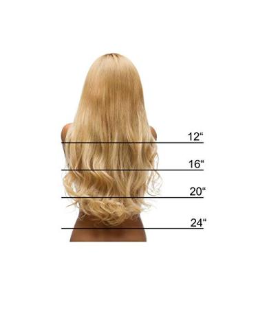 Hair2Heart Human Hair Wefts for Sewing Extensions - Wavy 70cm 100g - Medium Brown #2 Dark Brown - Buy Online on GoSupps.com